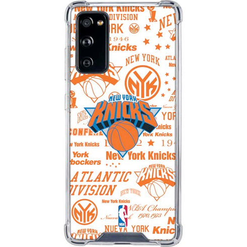 NBA NY Knicks Historic Blast Galaxy S20 FE Clear Case